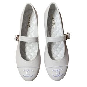 Chanel Mary Jane Flat Ballerinas Size 39